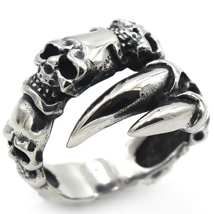 Men's Fashion Vintage Titanium Steel Ring