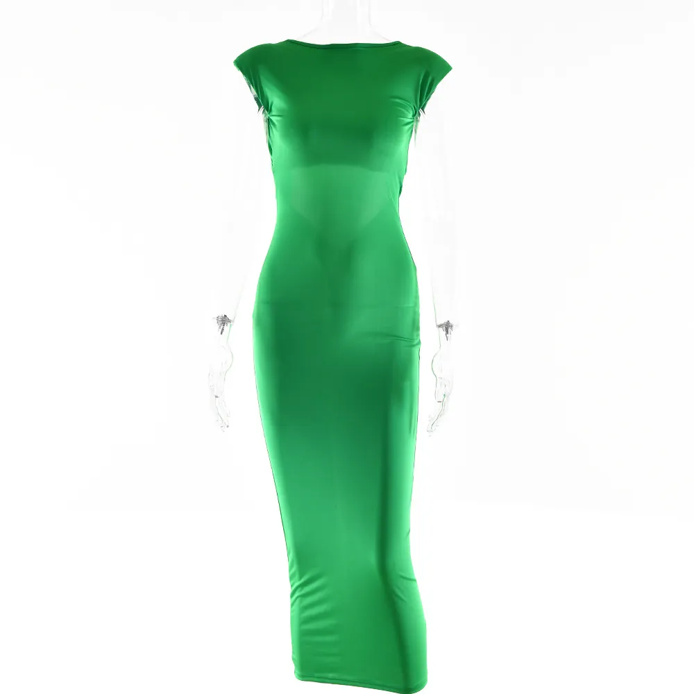 Sleeveless Dress Of Fashion Spice Girls In Summer - Green
