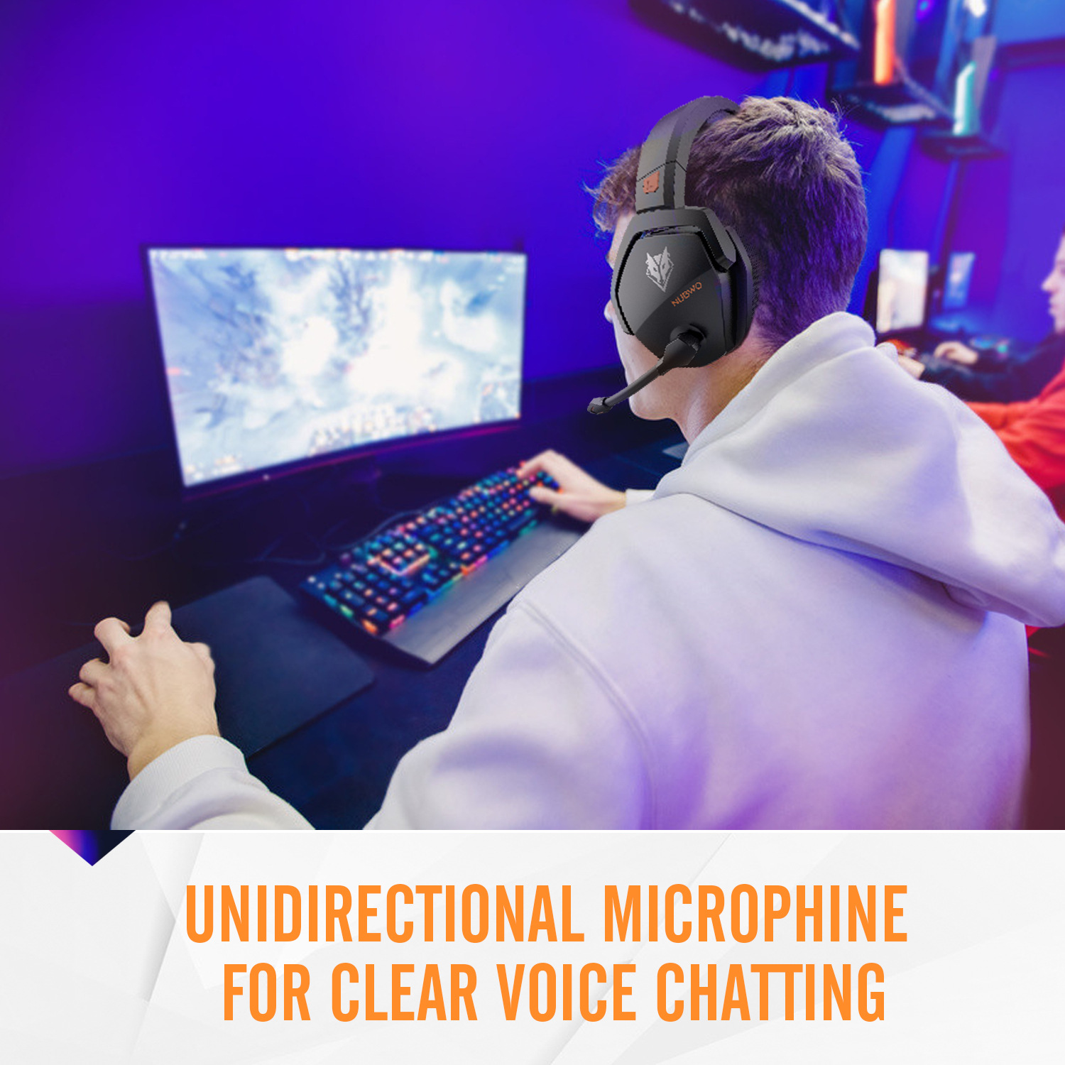 Wireless Game Headset Head-mounted Noise Reduction - Image 3