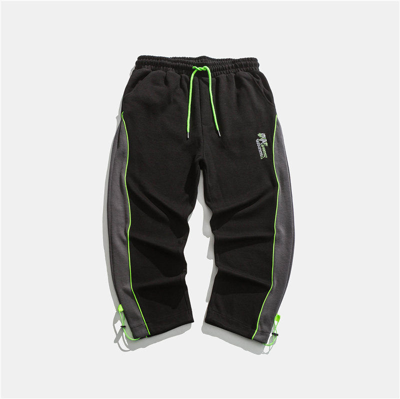 Men's Casual Pants Trendy Japanese Side Stripes