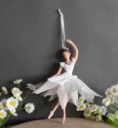 Ballerina Girl Hanging Table Top Ornament - Style2 - View 1