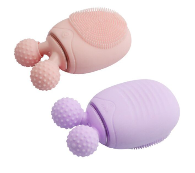 Electric Massage Rechargeable Beauty Apparatus Silicone Waterproof Cross-border Cleansing Apparatus
