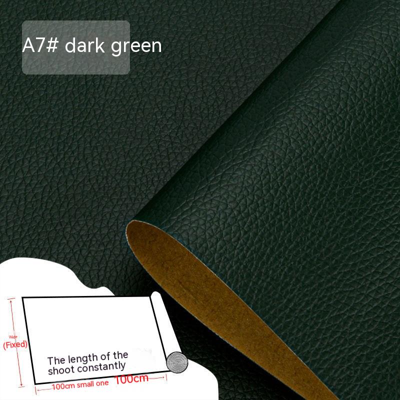 Dark Green Leather