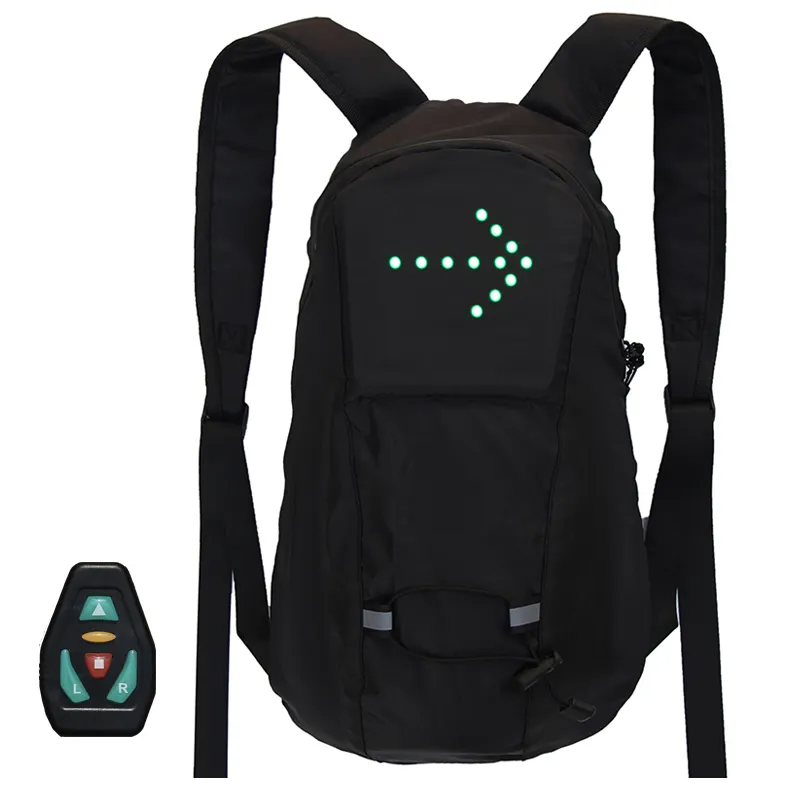 Outdoor LED Riding Light Backpack, Remote Control