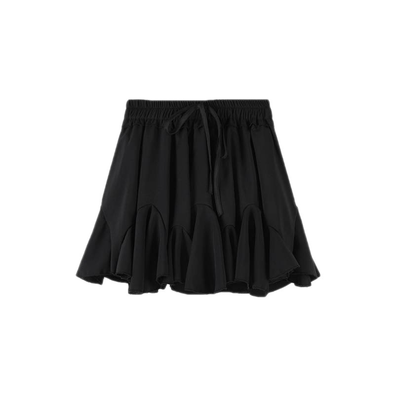Women's Irregular Chiffon Ruffled Skirt