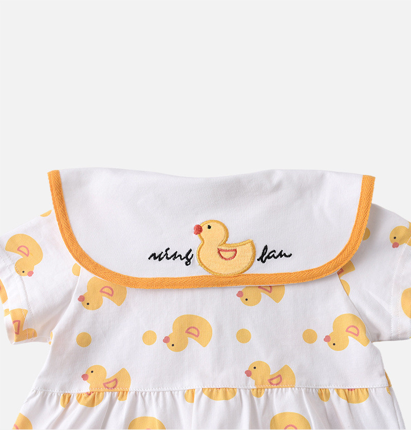 Summer Baby Cotton Short Sleeve Bodysuit