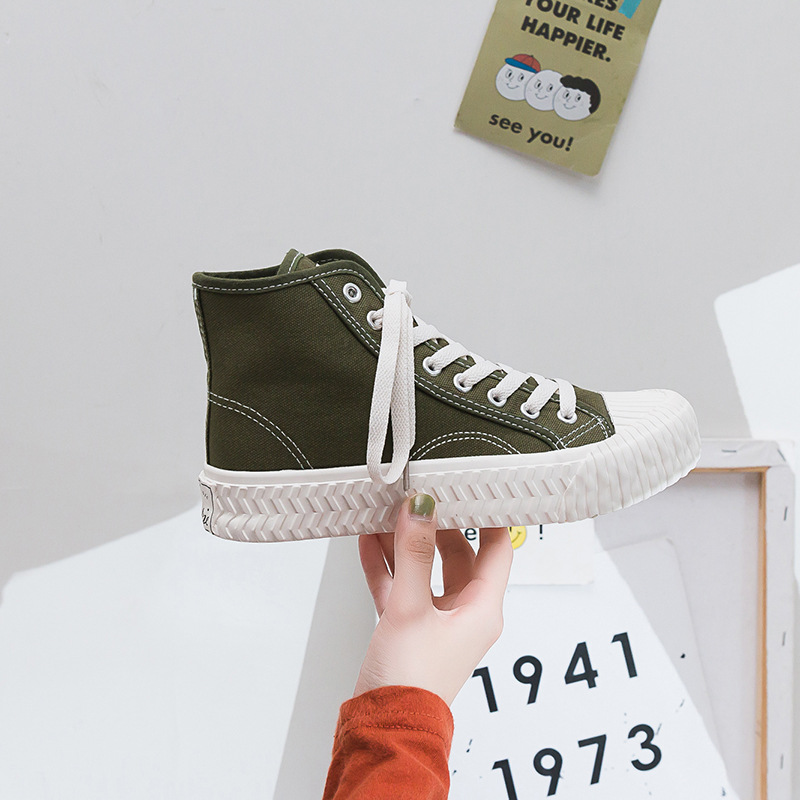 High Top Olive Green