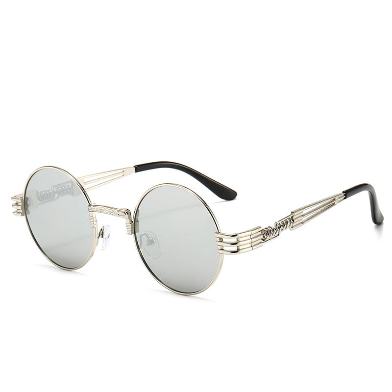 Title 9, Steampunk Sunglasses Round Frame Personality Tr...