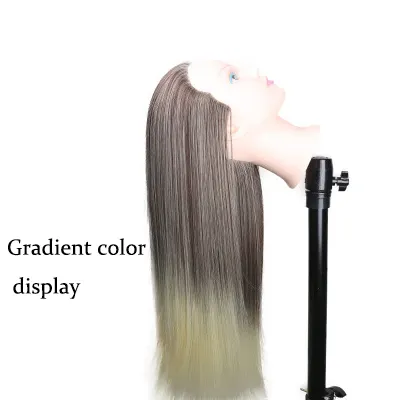 Wig Head Mold Color Training Coil Hair