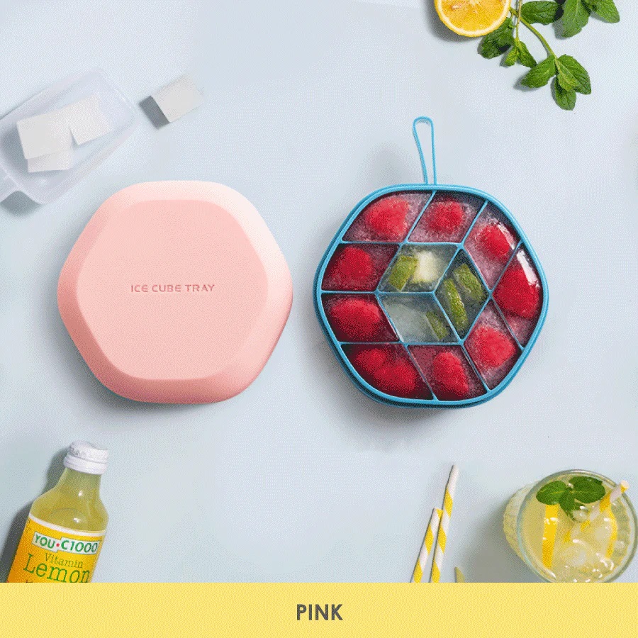 Beehive Mini Silicone Ice Cube Tray With Lid