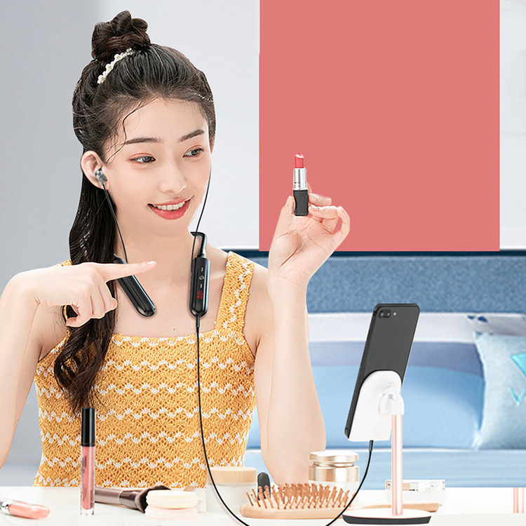 Neckband Bluetooth Headset Wireless Sound Card - Image 4