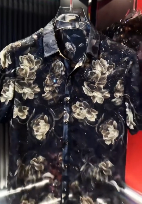 Men's Fashion Summer Sequin Shirt