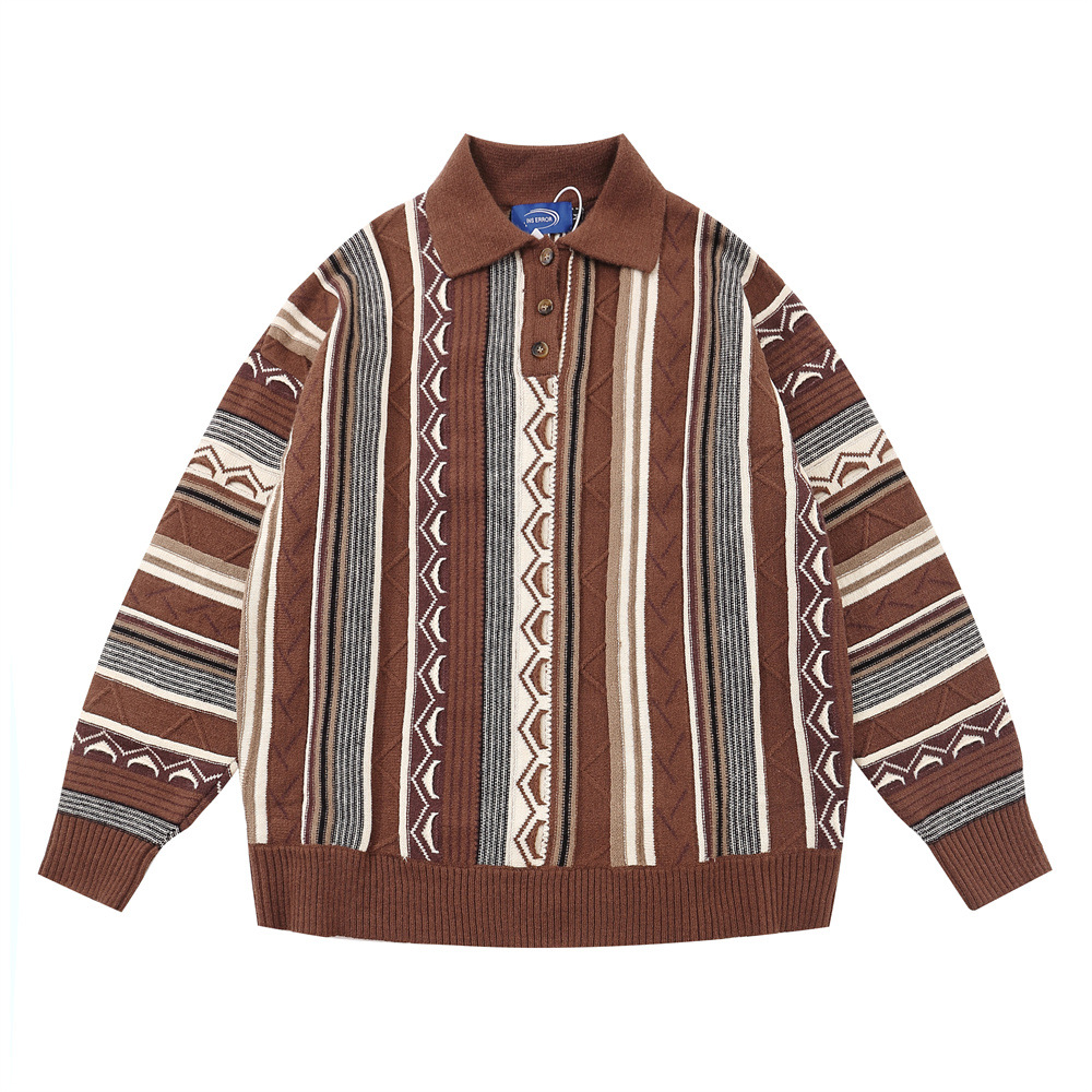 Fashion Personality Men’s Long-sleeved Sweater