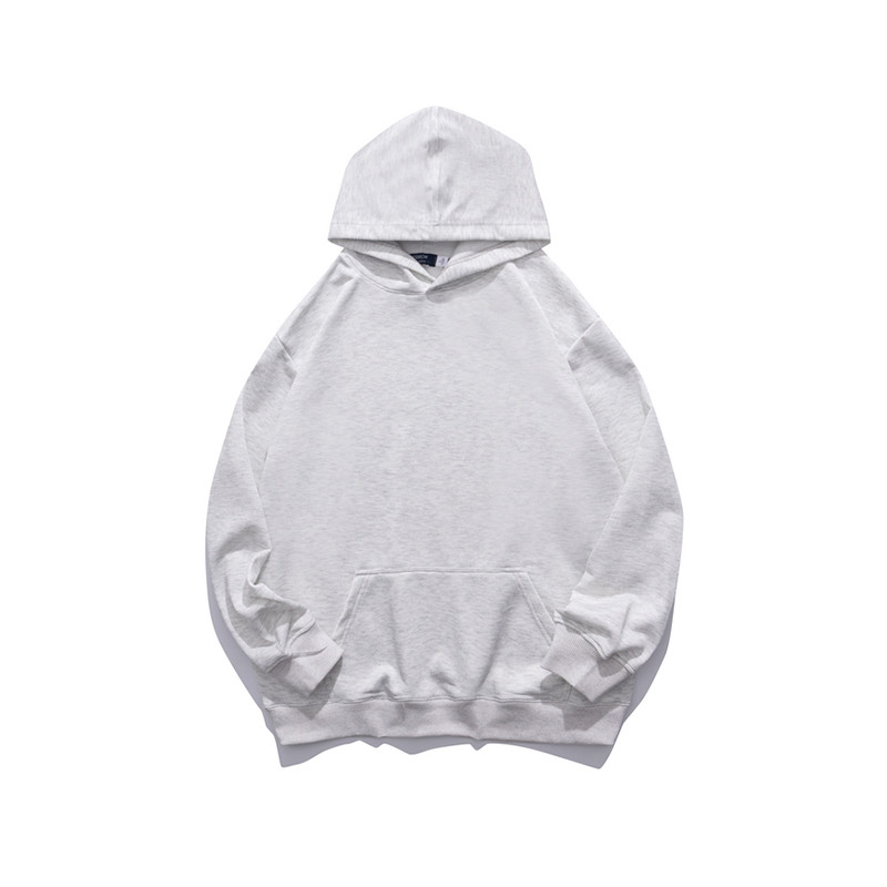 Casual Simple Loose Jacket Solid Color Hooded Sweater