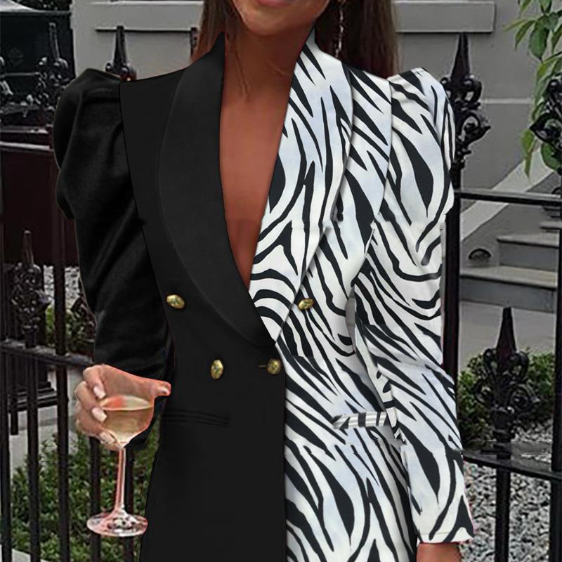 Stitching Slim Business Wear Women's Skirt