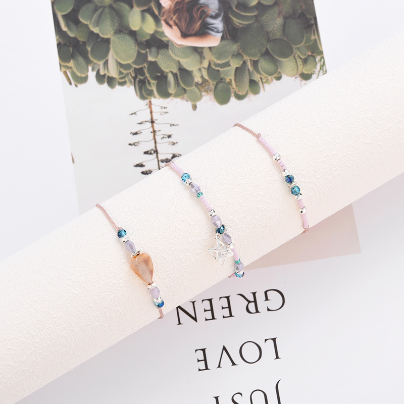 Lotus RootGirl Heart Bracelet Geometric Stereo