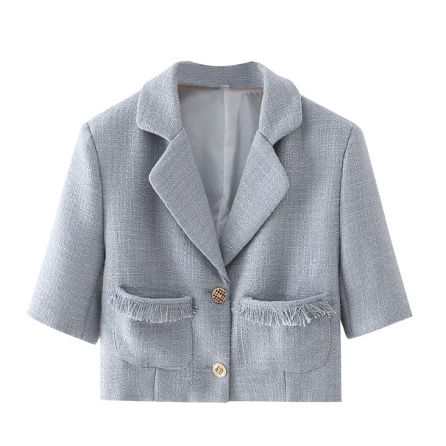 Temperament Pocket Design Short Casual Suit Coat - Shop at LoveMi