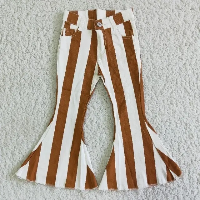 New Fashion Baby Girls Denim Striped Bell Bottom E524 - Shop at LoveMi