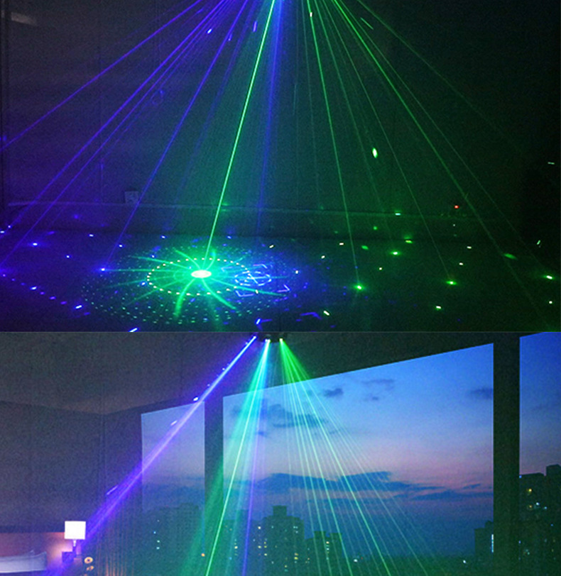 Title 7, New Stage Fan-shaped Laser Light