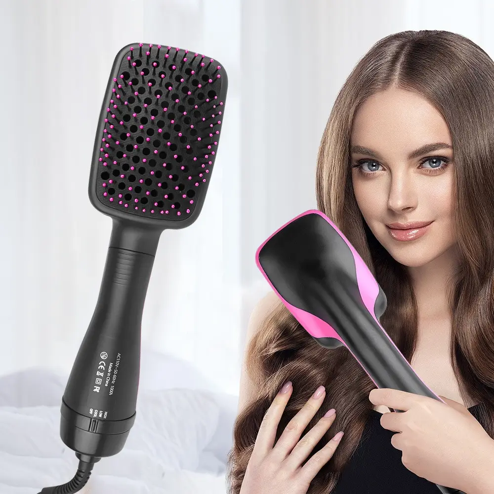 Two-in-one Hot Air Comb Multifunctional Hair Dryer