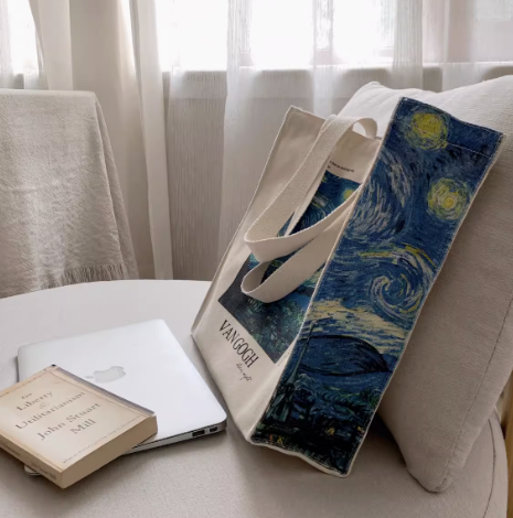 Starry Sky Canvas Bag Shoulder