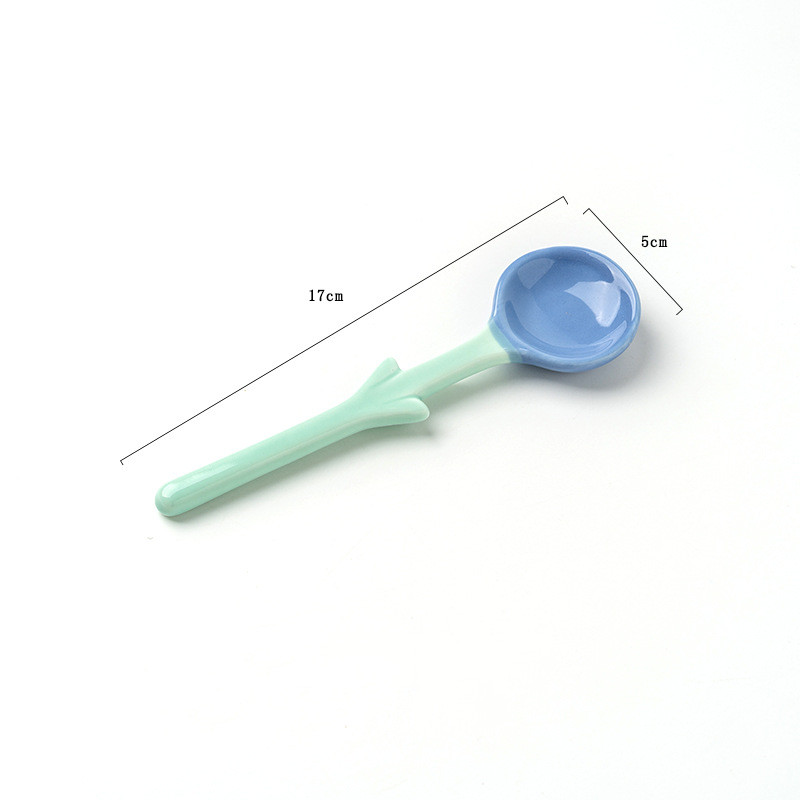 Title 5, Ins Three Dimensional Tulip Shaped Ceramic Spoon