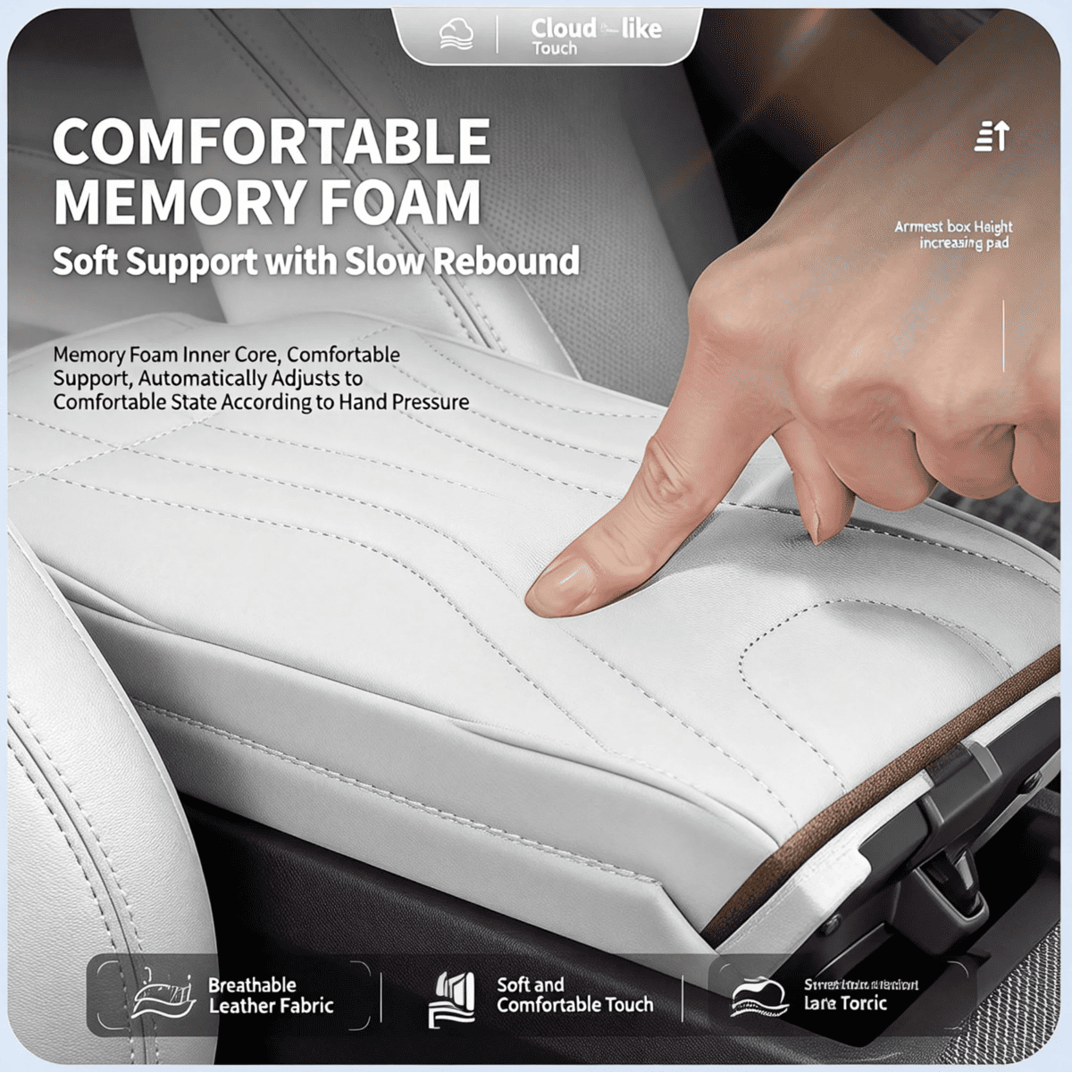 Coussin Console Centrale Voiture — Confort et Protection des Accoudoirs - image 5