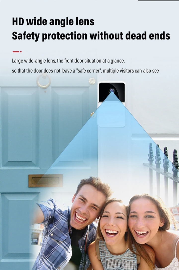 Wireless Security WiFi Smart Doorbell Intercom Video Camera Bell Chime Door Ring thumbnail 2