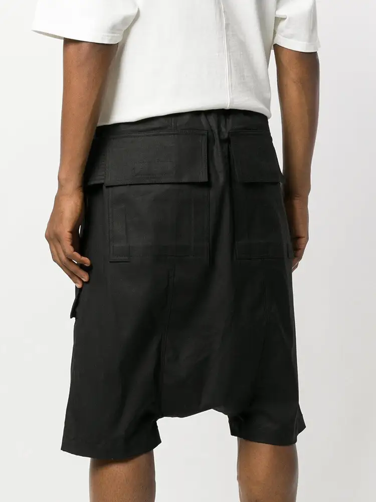 Men's Shorts Sports Style Harem Cropped Pants Dark High Street