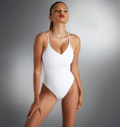 Summer Bikini Backless String Large Size Sexy Solid Color Triangle One-piece