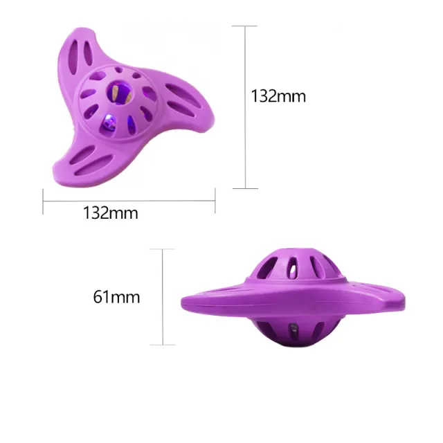 Bite Resistant Dog Toy Boomerang Molar Puppy Puppy Golden Retriever Edge Pet Medium And Large Dogs Purple - Shop at LoveMi