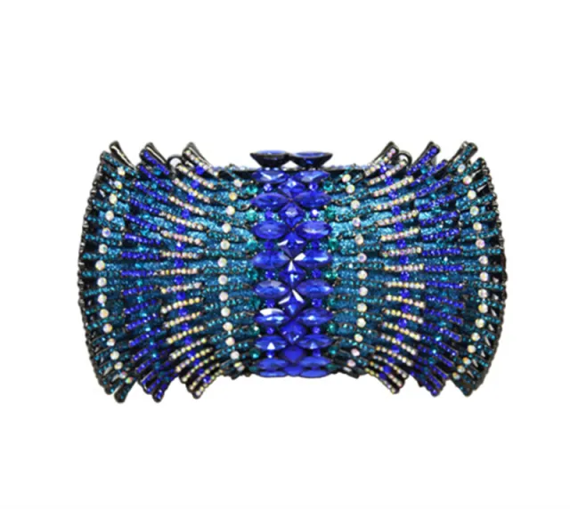 Women's Diamond String Empty Hard Case Full Diamond Clutch J - Shop at LoveMi