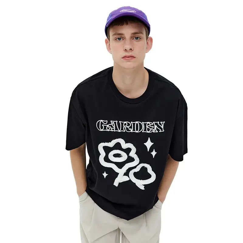New Men's Fashion Trend Casual Round Neck T-shirt