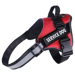 The Pet Leash Chest Harness Is Durable Comfortable And Light - Red - View 1