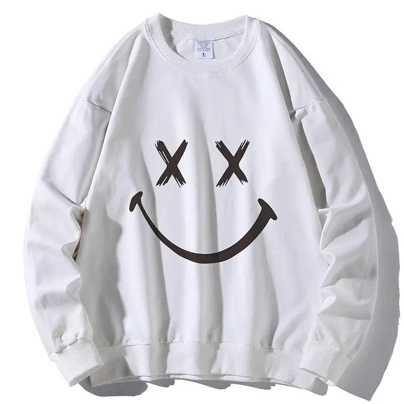 Men's Casual Pullover Round Neck Long Sleeve Top
