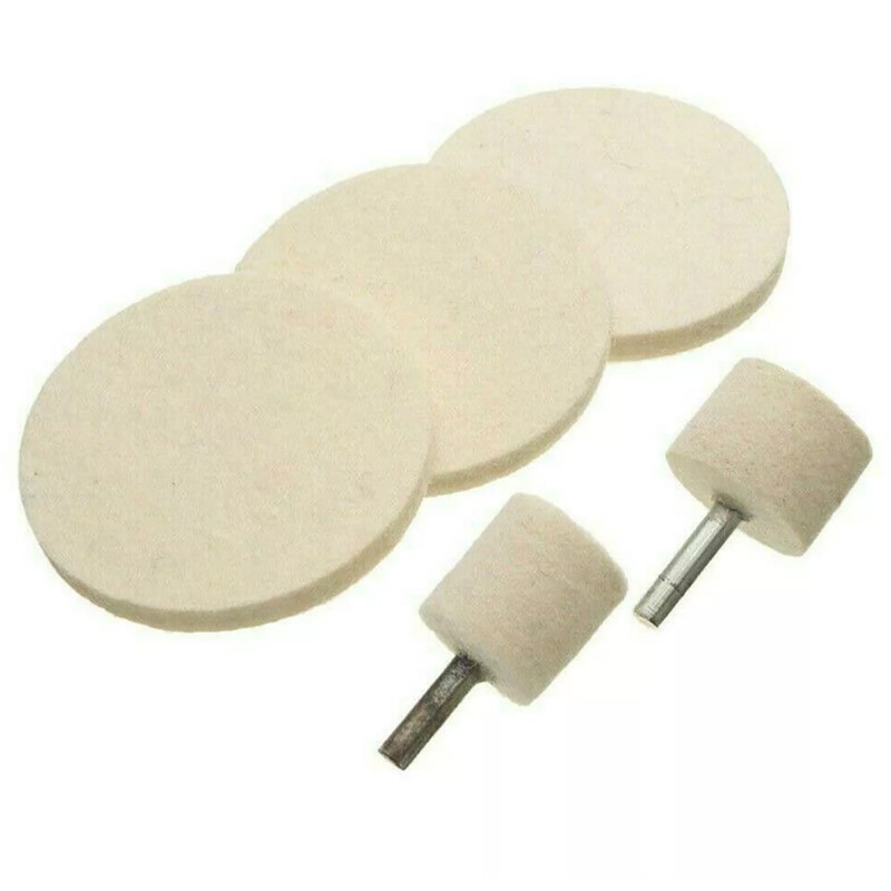 7PCS Set Cerium Oxide Glass Polishing Kit Windscreen Remover Scratch Felt Pads C — image 5