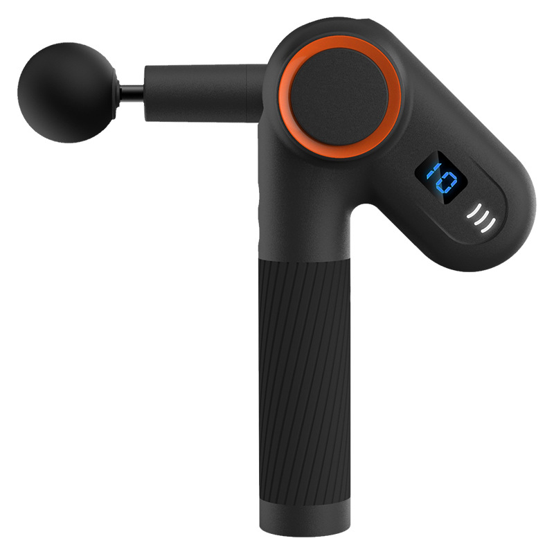 Title 5, USB Rechargeable Massage Gun with Rotatable Ang...