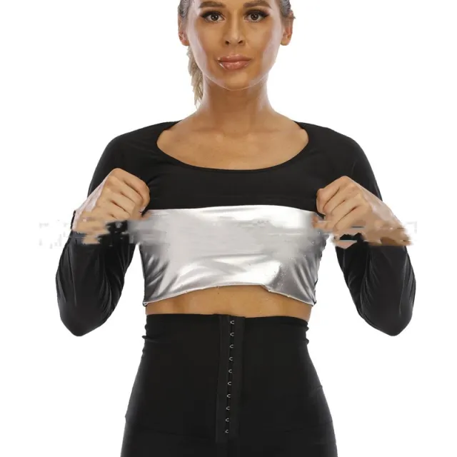 Sweatwear Women's Long Sleeve Silver Coated Explosive Sweatwear Silver - Shop at LoveMi