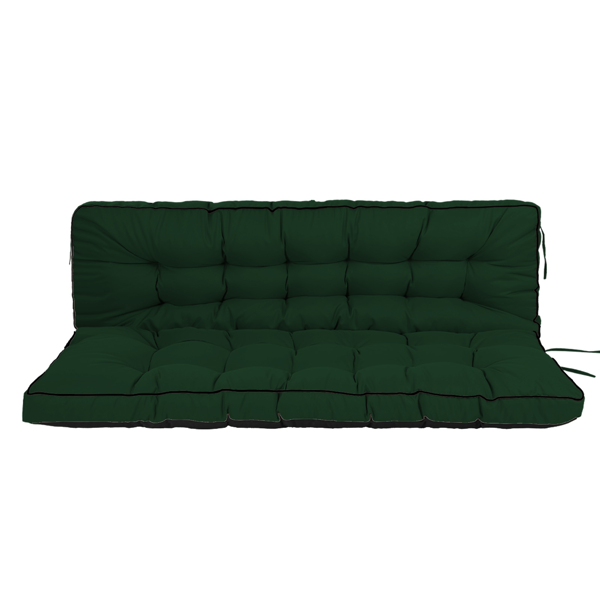 Outdoor Swing Cushions 70 Inch,Waterproof 4in Thick Porch Swing Cushion Replacement With Backrest And Ties,Comfortable 2-3 Seat Pation Swing Pad For Backyard,Garden,Lawn,Outdoor Fu