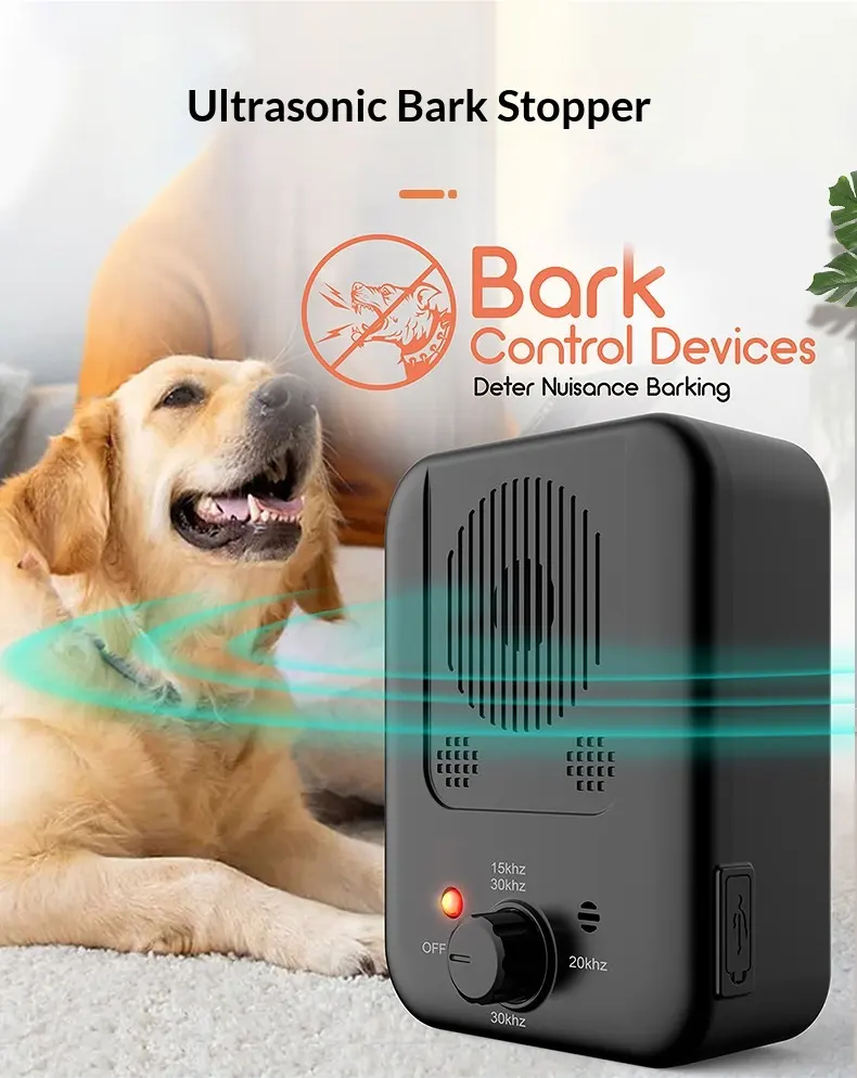 Smart Ultrasonic Anti-Bark Dog Training Device