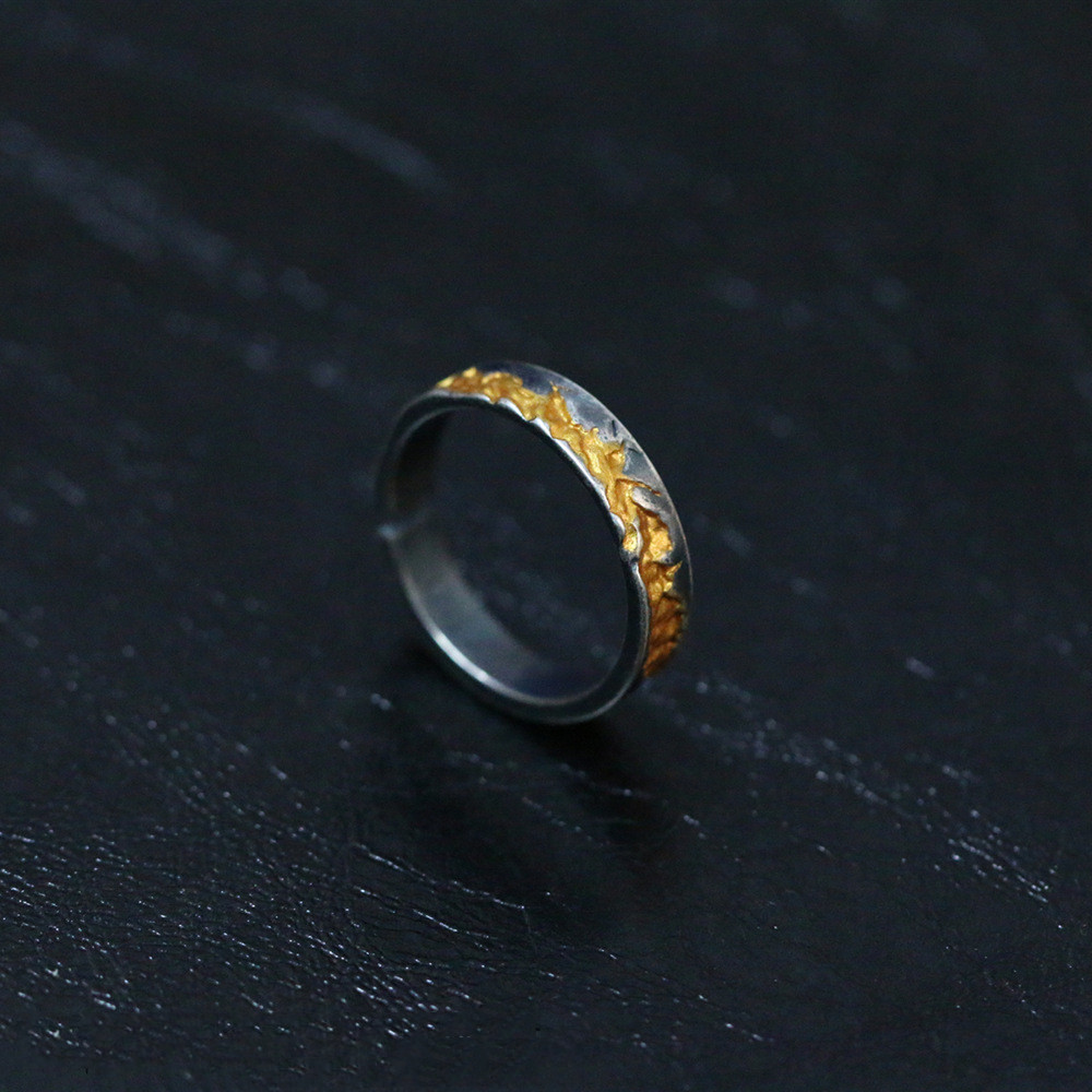 Vintage Thai Silver Niche Ring Design Mourning Ring
