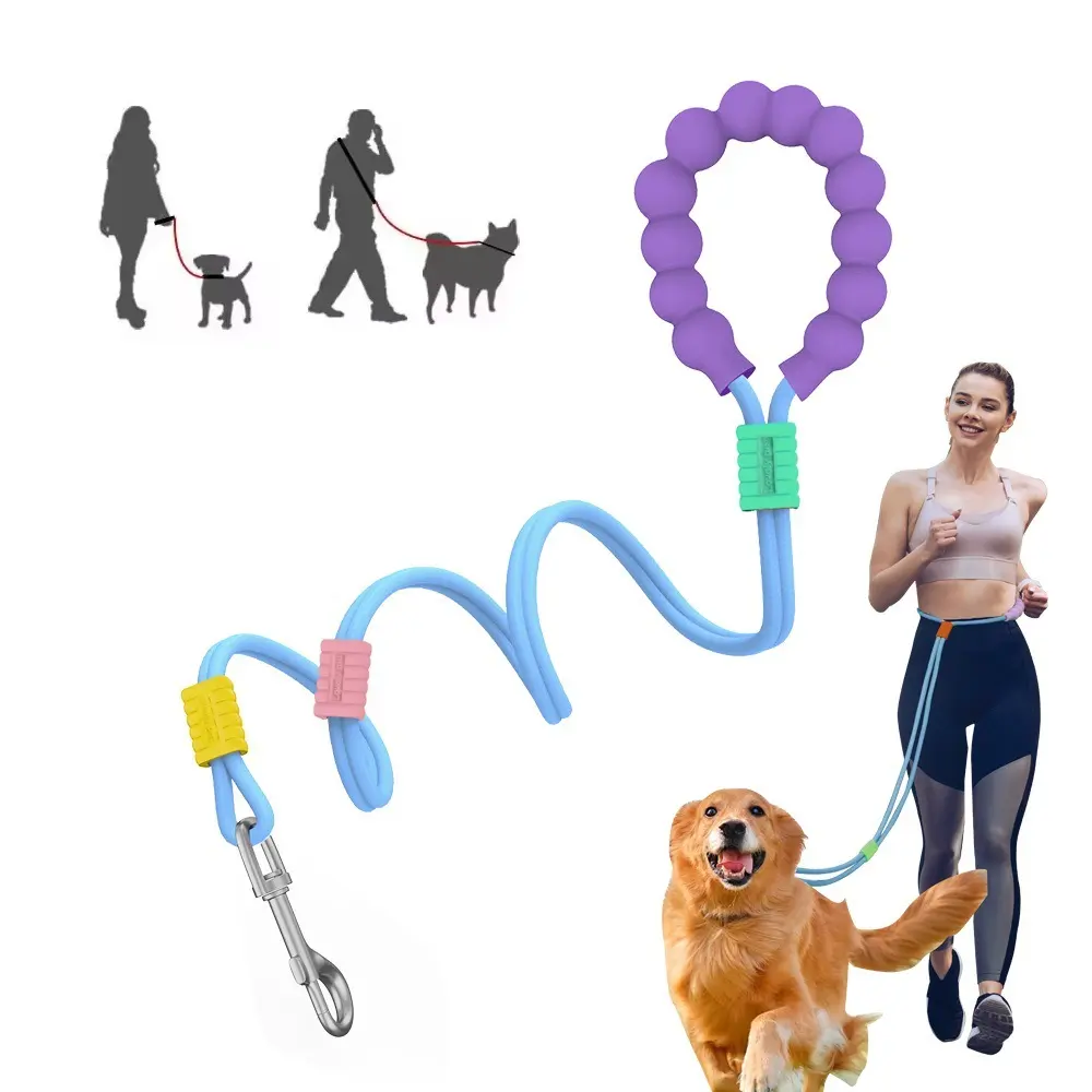 Versatile Pet Traction Leashes with a Comfortable Foam Handle