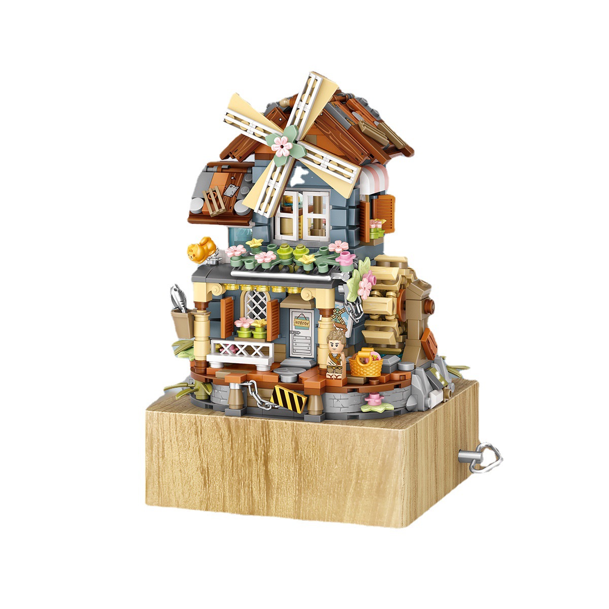 Title 4, Windmill House muziekdoos Creatief cadeau Charm...