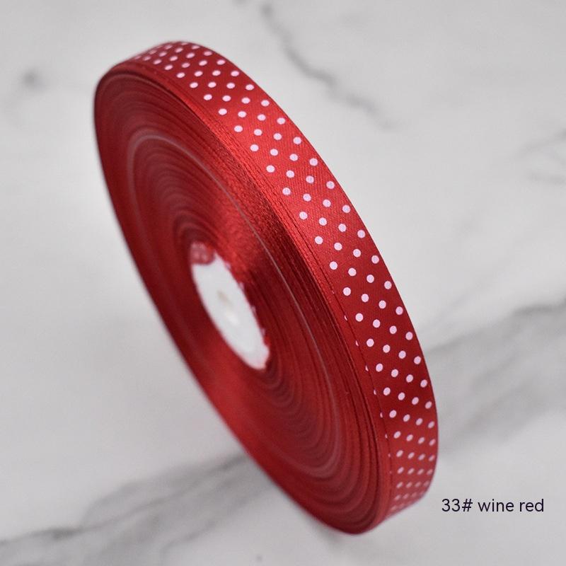 Handmade Bow Polka Dot Ribbon — foto 28