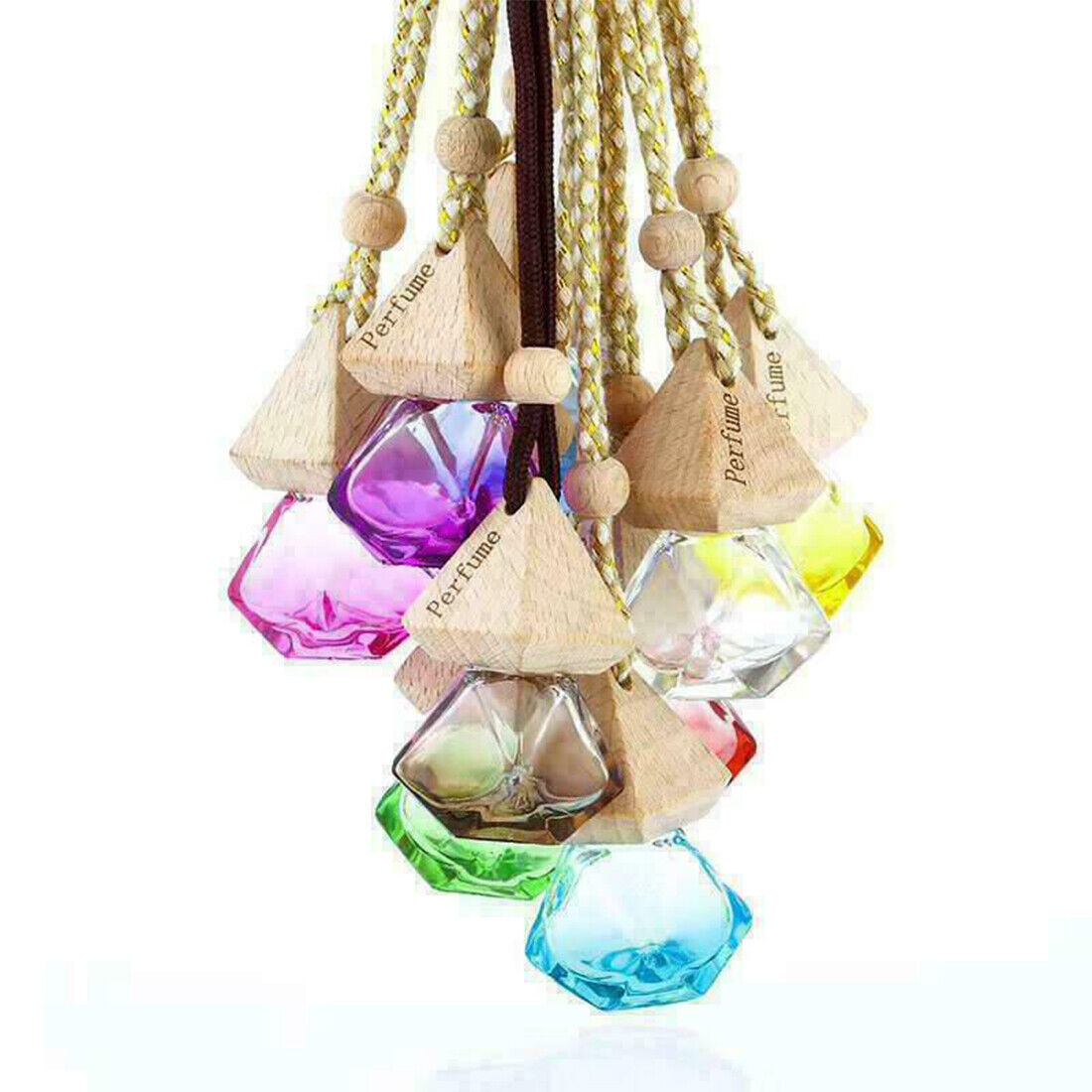 NEW 20x Hanging Empty Car Mini Perfume Bottle Diffuser Air Freshner Gadget... 3