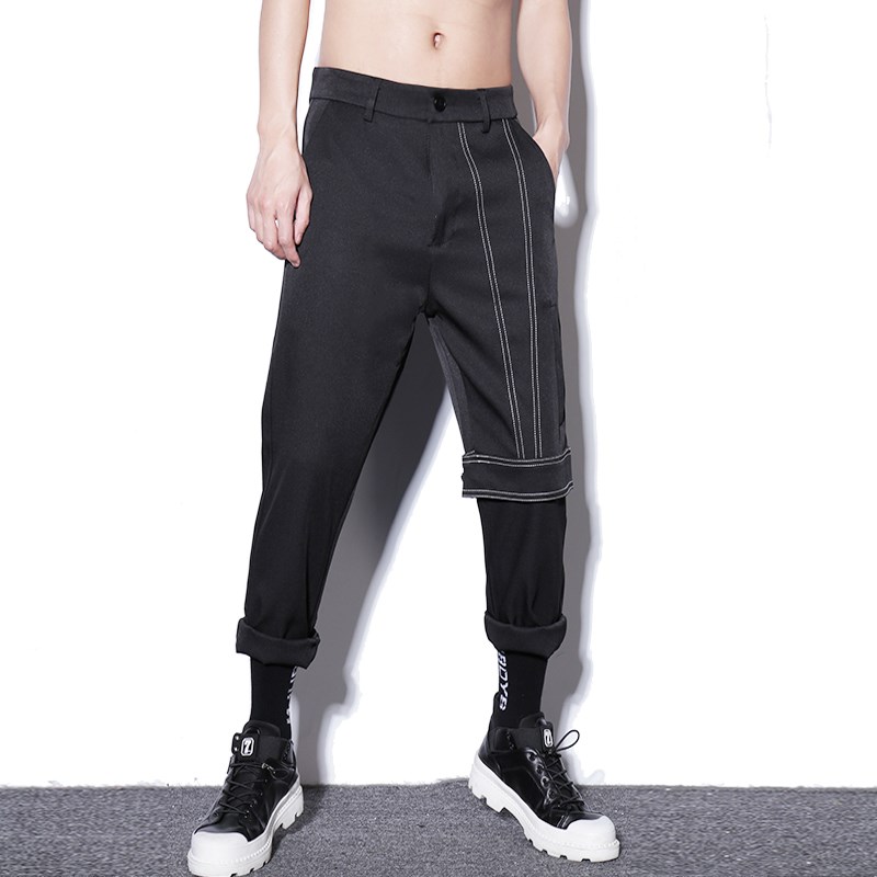 Title 6, Mens Casual Pants Korean Style Trendy Autumn P...