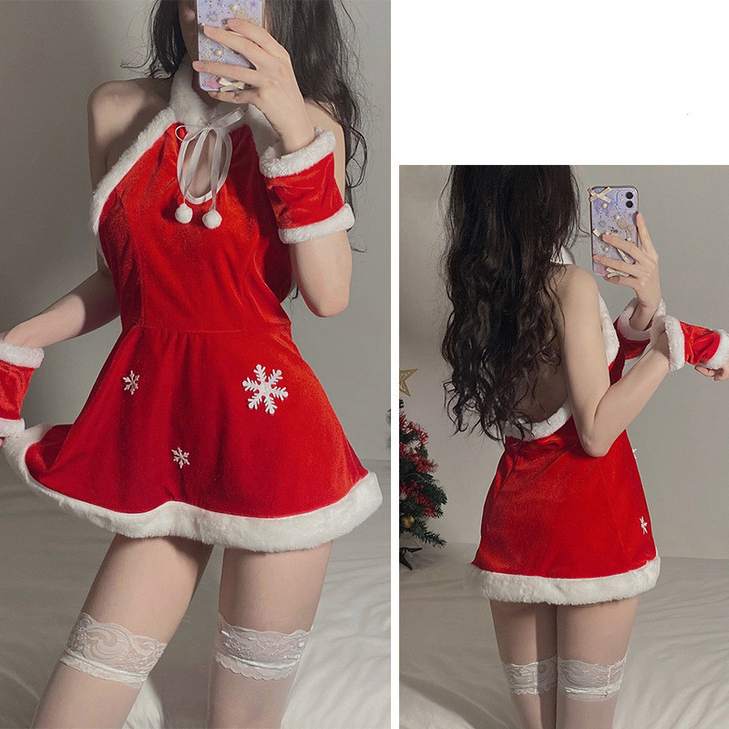 Title 5, Underwear Christmas Cute Velvet Nightdress