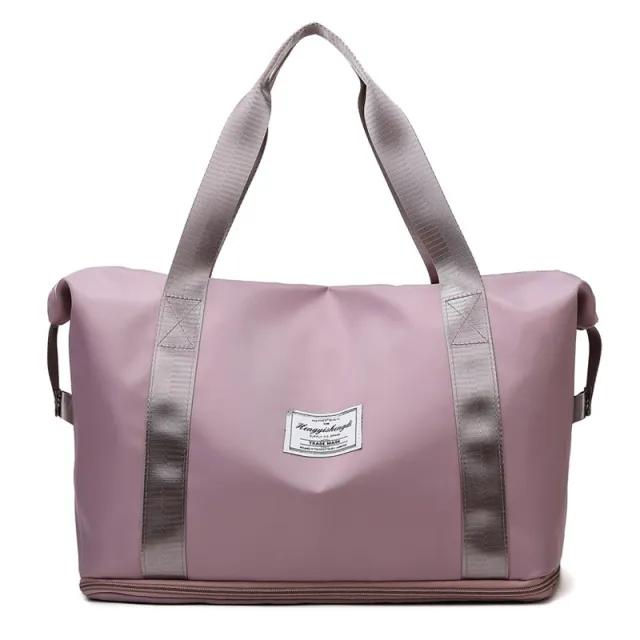 Large Capacity Travel Bag Fitness Gym Shoulder Bag For Workout Yoga Outdoor Pink - Shop at LoveMi