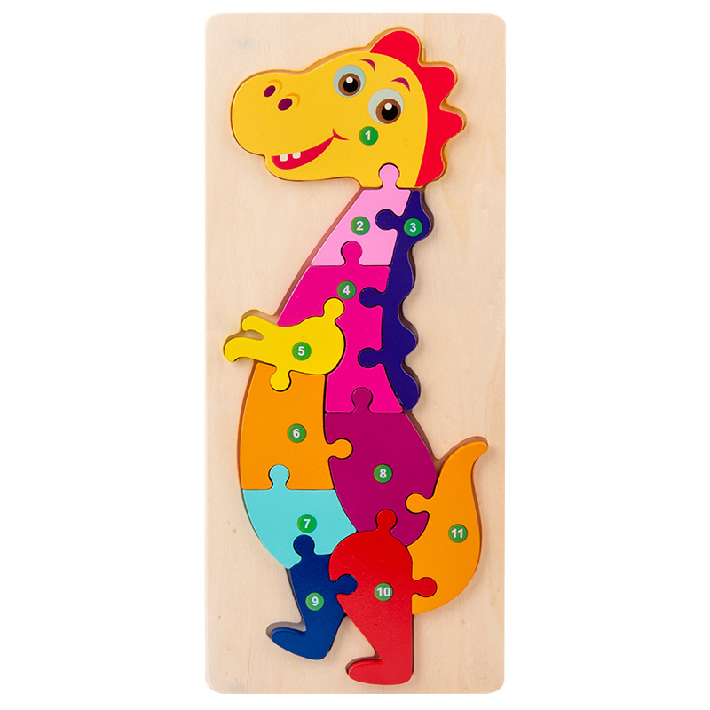 Title 10, Dinosaur Buckle 3d Three-dimensional Puzzle Woo...