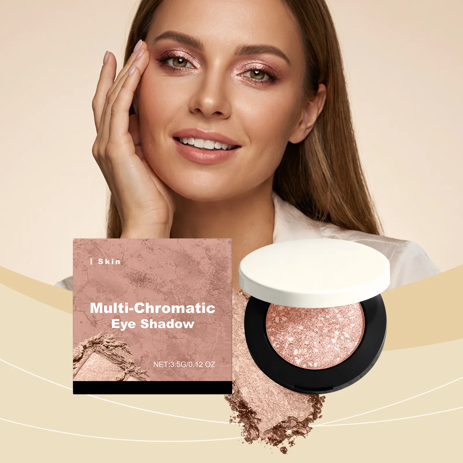 Shimmering 3D Eyeshadow Skin Tone